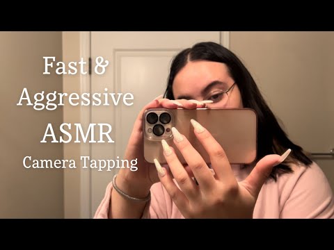 Fast & Aggressive Camera Tapping & Bathroom Tapping & Scratching Tour ASMR No Talking