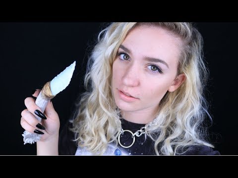 Poking & Stabbing YOU w/ my Knife Collection ASMR (whispering, tapping, rambling)