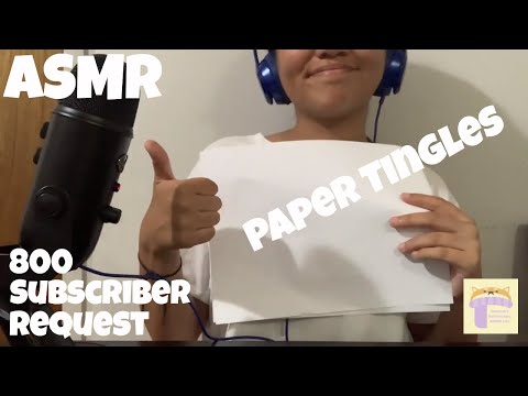ASMR 📄Paper Tingles | Tapping Scratching Tearing (Request)