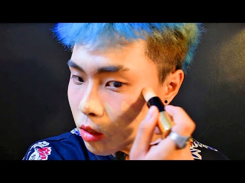 Doing My Makeup 💆🏻‍♂️ ASMR: YSL Foundation, Puff Sounds • Korean Roleplay • 메이크업 롤플레이