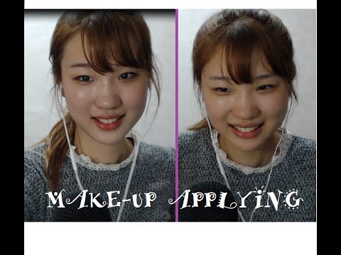 [한국어 ASMR] Make-up applying video, 데일리 메이크업.