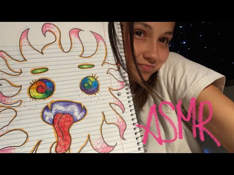 ASMR white noise and drawing noise (no talking!!)