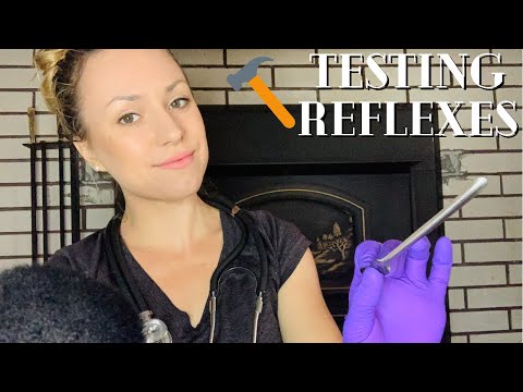 Testing Your Reflexes Roleplay | Squeezing Your Finger/Elbow/knee | Random Medical Exam | Eye Test