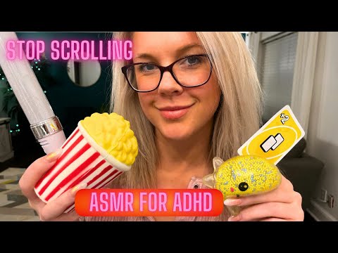 ASMR for ADHD 🧐 FAST triggers every MINUTE ⏰ to help you FOCUS 🧠 Looking through your eyes view