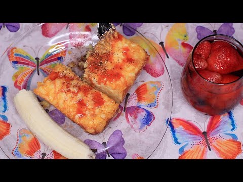 Fluffy Baked Macaroni and Cheese ASMR Eating Sounds