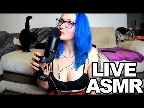 ASMR Livestream 😴 Whispering, Triggers, Mouth Sounds 👀