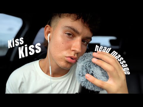 ASMR Soft Wet Kisses, Silent Whispers, Gentle Head Scratches (ultra relaxing)