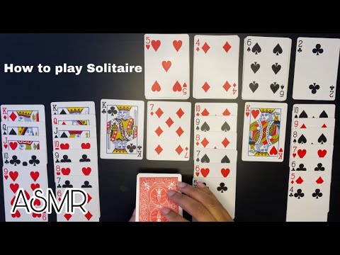 ASMR | 🃏 Teaching You How to Play "Solitaire" | A Card Game