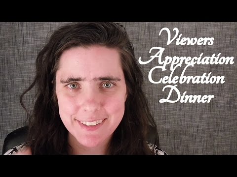 🍸ASMR Waitress for Celebration Dinner Role Play 🍸 (January Viewers Appreciation)  ☀365 Days of ASMR☀