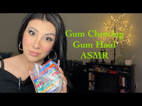 Gum Chewing Gum Haul/ ASMR/ Whispered