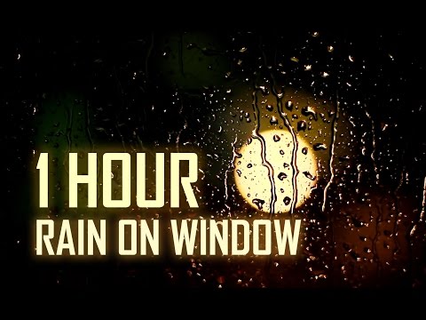 1 Hour Of Rain On Window - ASMR