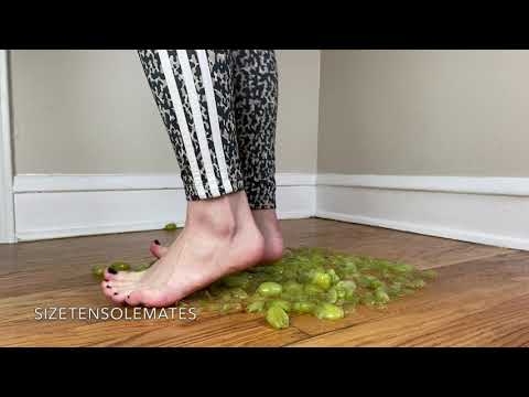 Grapes Crush - Feet ASMR