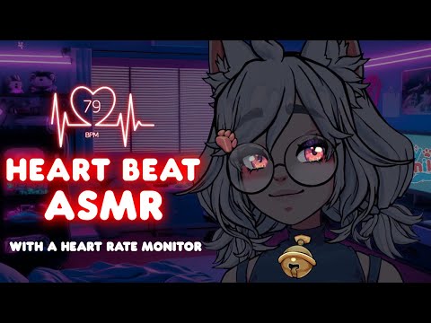 Heartbeat Sounds for Left and Right Side Sleepers | Relaxing Deep Whispers & Soft Hair Brushing ASMR
