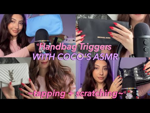 ASMR fast and aggressive triggers on our handbags! 💖 ~COLLAB WITH COCO ASMR~