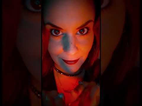 Tingly ASMR in your Face ❤️ Hand Movements | Tongue Clicking #Shorts