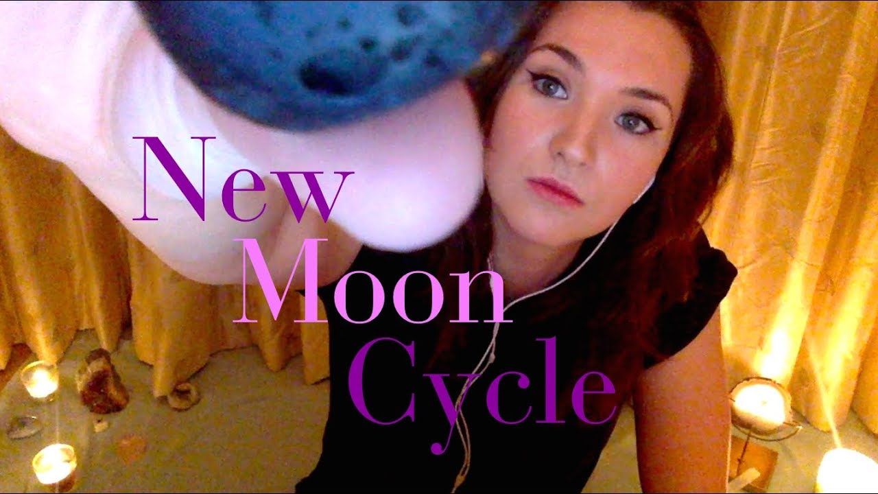 ASMR energy cleansing on the new moon