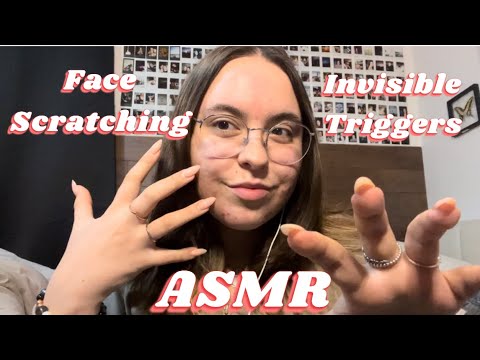 Face Scratching Invisible Triggers ASMR Short Video No Talking