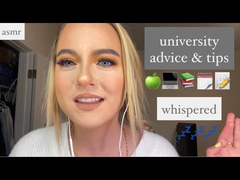 ASMR | university tips and advice (calm and relaxing)
