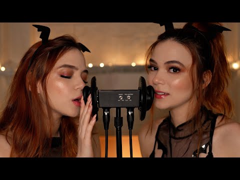 ASMR 𝔻𝕖𝕞𝕠𝕟 𝔾𝕚𝕣𝕝𝕤🕯️ "Have you summoned us, Master?"