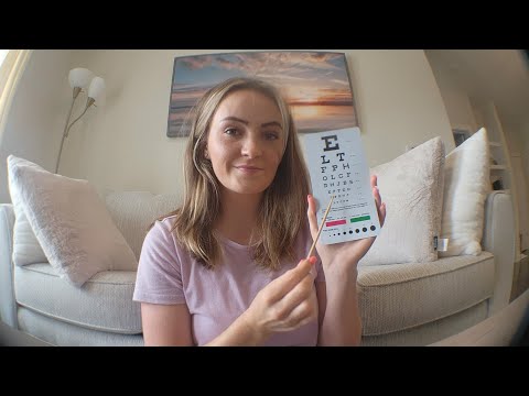 ASMR 5 minute Eye Exam for ADHD