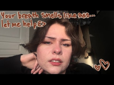 ASMR rude mom friend is your project partner // lots of visual tiggers