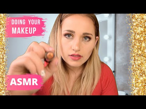 Doing Your Makeup ASMR || Close Up ||  Soft Spoken