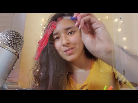 ASMR painting and tapping on your face