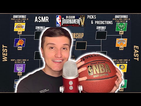 ASMR | NBA In-Season Tournament Picks & Predictions 🏀💤 (whisper ramble)