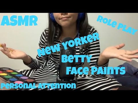[ASMR]  Role Play New Yorker 🚖Betty Face Paints | Personal Attention