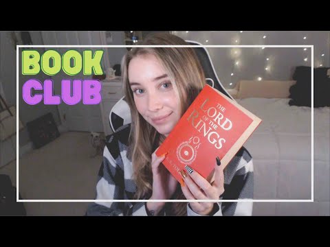 book i am currently reading ~ The Lord of The Rings ~ ASMR book club! ~ tapping and whispering