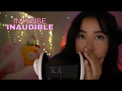 ASMR | 1 hr of intense inaudible assortment with 3DIO mic 💫 ( inaudible, mouth sounds )