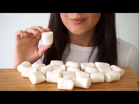 ASMR Eating Sounds: Marshmallows ~ Soft, Squishy & Sticky Sounds (No Talking)