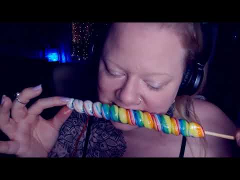 [ASMR] Lollipop 🍭 mouth sounds (whispers)