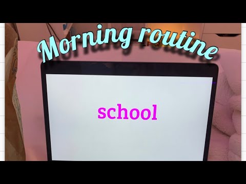 School morning routine ASMR