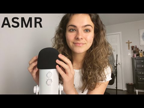 ASMR Binaural ear to ear whisper (with auditory cranial nerve exam, brushing and touching mic)