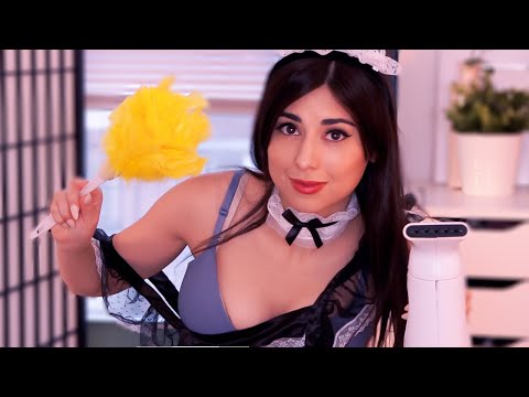 ASMR MAID EXTRA SERVICE (TAKING CARE OF YOU FOR SLEEP) 🧽  HOT & STEAMY PERSONAL ATTENTION
