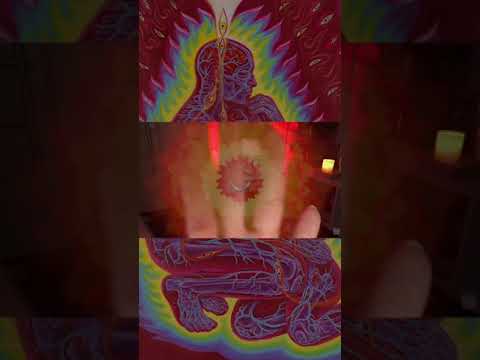 1 min ASMR tantric healing meditation ❣️ ft Alex Grey’s beautiful work