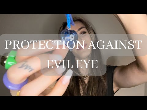 Reiki ASMR | Protection against Evil Eye & Negativity | Cleanse, Plucking, Crystals, Hand Movements
