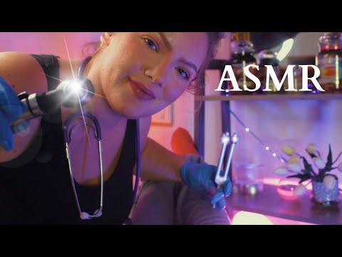 ASMR POV Nurse Full Body Exam, Ear Cleaning, Cranial Nerve Exam in your Bed