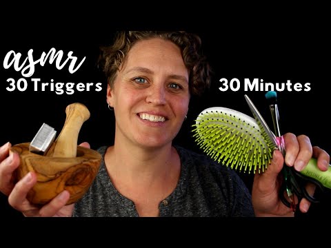 ASMR 30 Triggers in 30 Minutes | NOT Fast and Aggressive