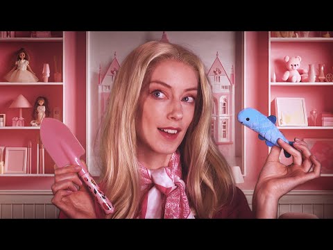 ASMR 🎀 Barbie Eases Your Anxiety & Prepares YOU for a Stressful Interview 💖 Tapping, Writing