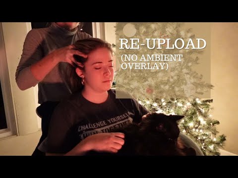 ASMR Real Person RE-UPLOAD | Hair Brushing and Massage (no sound overlay)