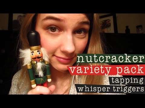 [BINAURAL ASMR] 🌰 Nutcracker Variety Pack (tapping, whisper triggers)