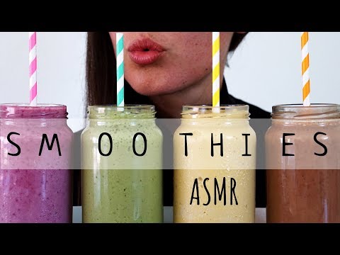 ASMR Smoothies: Sipping, Slurping, Gulping, Lip Smacking (No Talking)