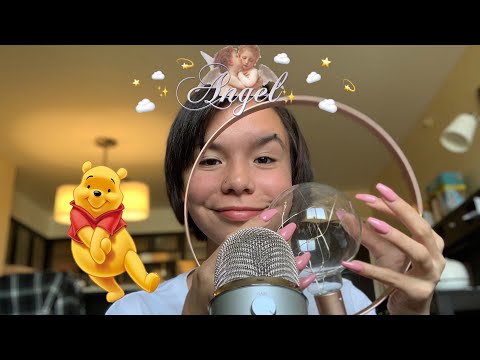ASMR tapping with long nails:)💗