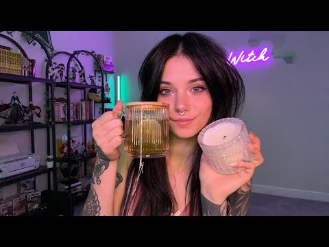 BEDTIME TEA, RELAXING AFFIRMATIONS, AND STRESS PLUCKING! (ASMR)