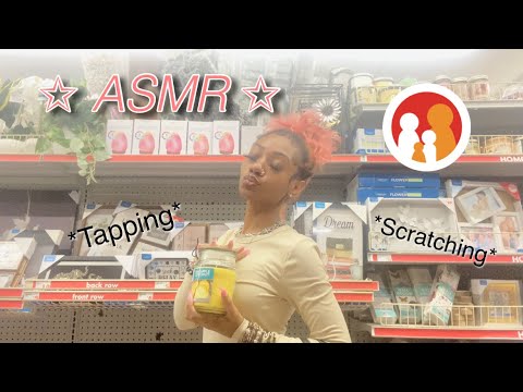 ASMR | Family Dollar Store ~ Tapping and Scratching including other Triggers