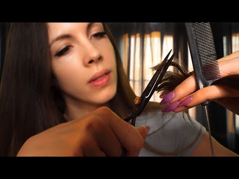 ASMR - Late Night Realistic Haircut (Intense Sounds, Relaxing & Tingles)