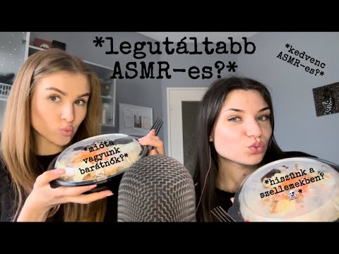 |MAGYAR ASMR| Glowe-val válaszolunk a kérdéseitekre🤩🤍 (MUKBANG)