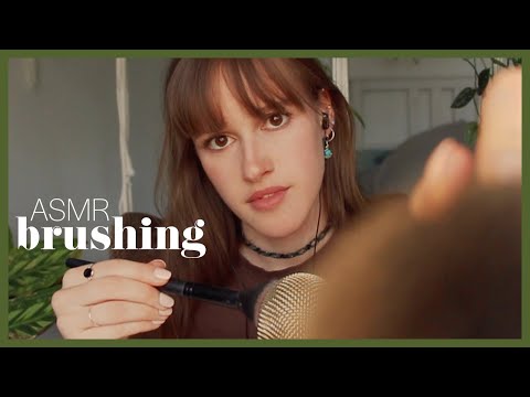 ASMR | brushing your pretty face and trying different brushes [german | deutsch]